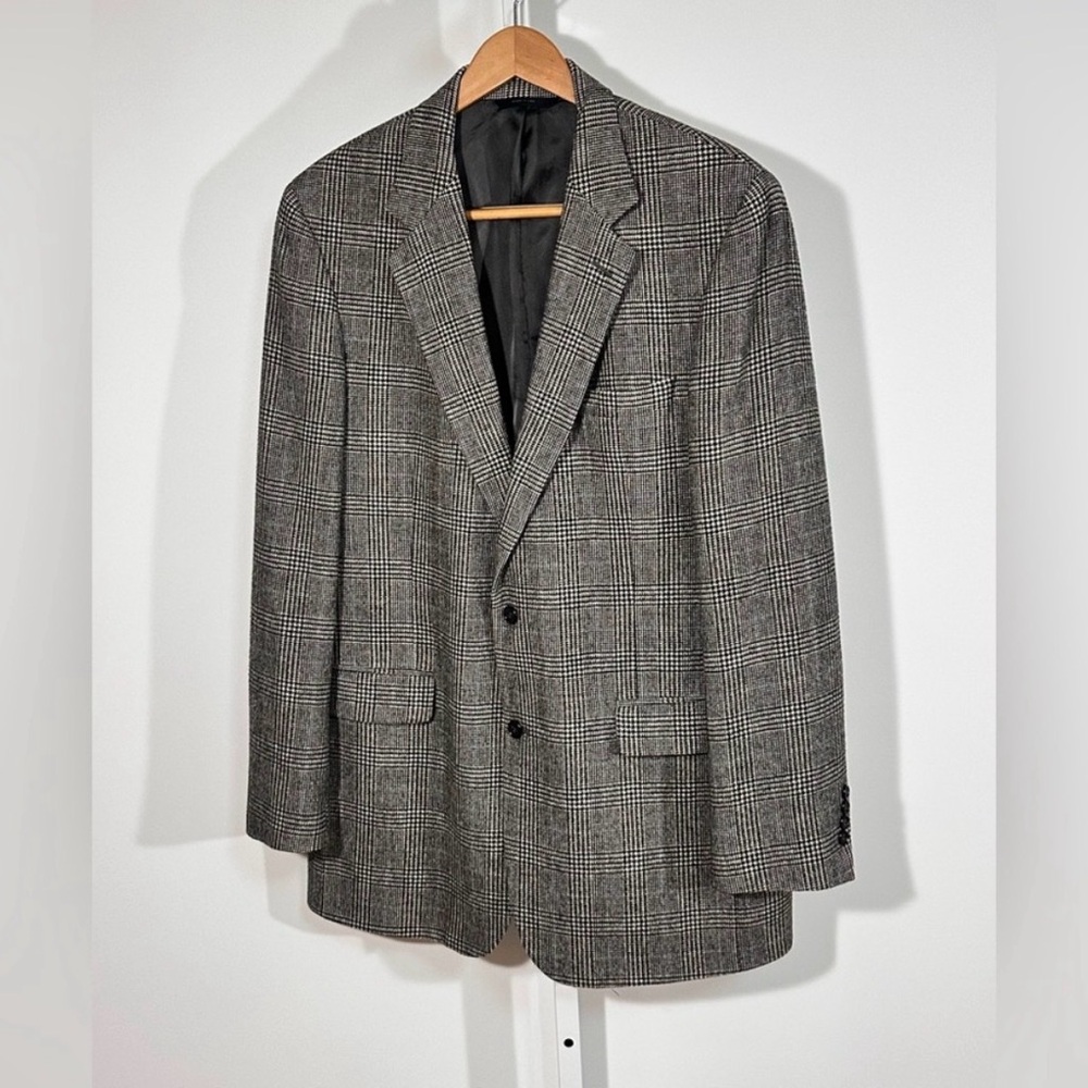 Brooks Brothers Charcoal plaid Blazer